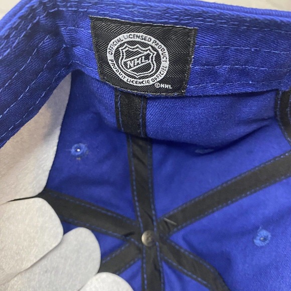 47 Brand NY New York Islanders Logo Womens Hat Adj Strapback Blue Clean Up New - Picture 10 of 10